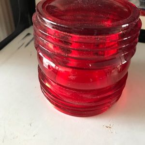 Red Glass Globe Lens for Traffic Guard  Lantern